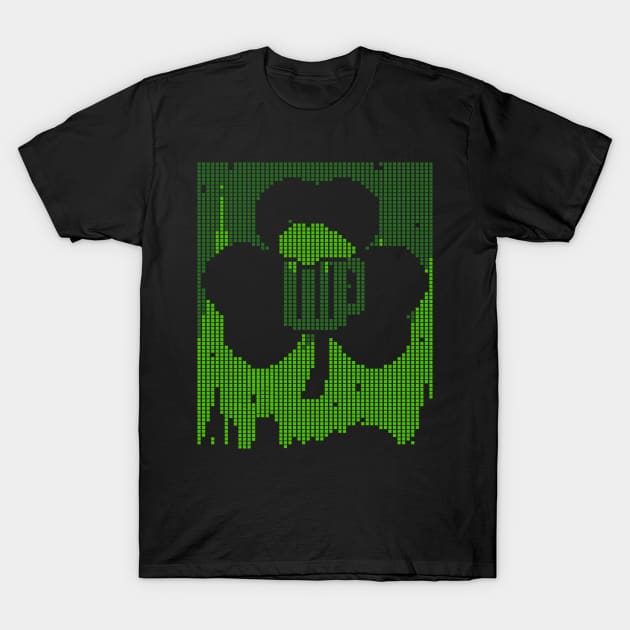 Digital Shamrock T-Shirt by HopNationUSA